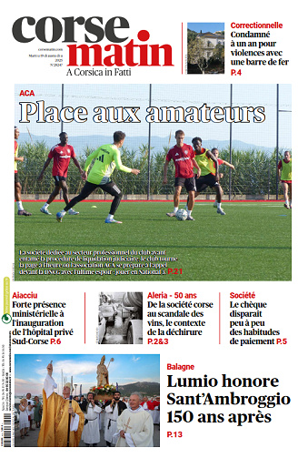 Corse Matin - 19 Août 2025