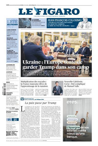 Le Figaro du Mercredi 20 Août 2025