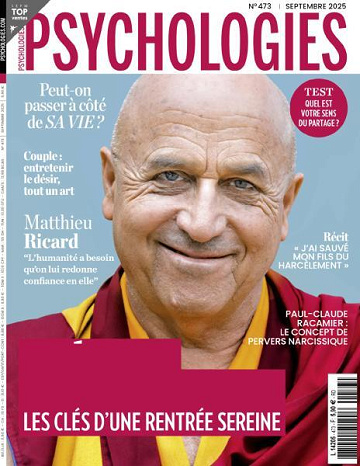 Psychologies France - Septembre 2025