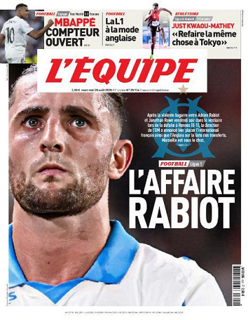 L’equipe du Mercredi 20 Août 2025