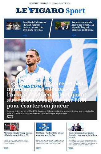 Le Figaro Sport - 20 Août 2025