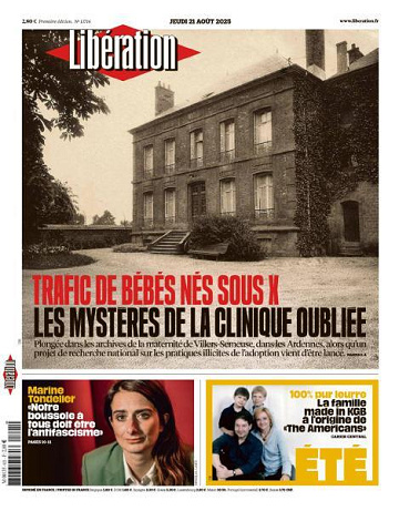 Libération du Jeudi 21 Août 2025