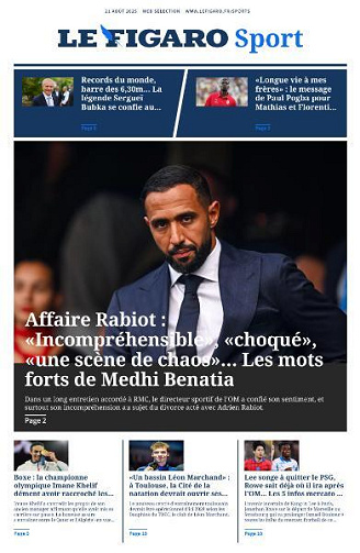 Le Figaro Sport - 21 Août 2025