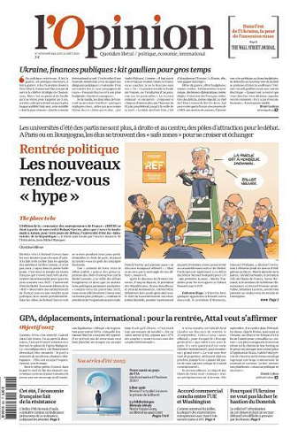 L’Opinion - 22-23 Août 2025