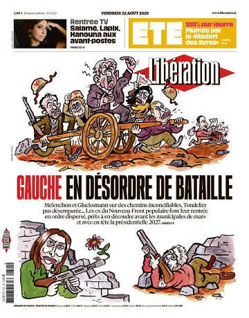 Libération du Vendredi 22 Août 2025