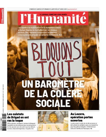 L'Humanite - 22-24 Août 2025
