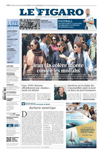 Le Figaro du Samedi 23 et Dimanche 24 Août 2025