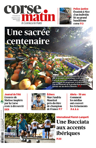 Corse Matin - 24 Août 2025