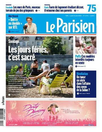 Le Parisien - 25 Août 2025