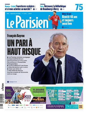 Le Parisien - 26 Août 2025