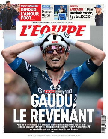 L’equipe du Mardi 26 Août 2025