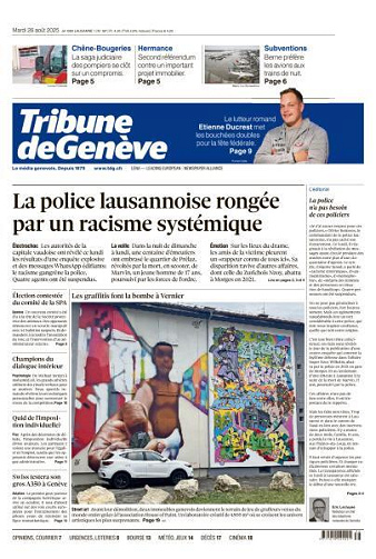 Tribune de Genève - 26 Août 2025