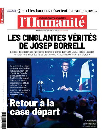 L'Humanite - 27 Août 2025