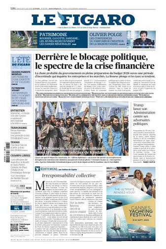 Le Figaro du Mercredi 27 Août 2025