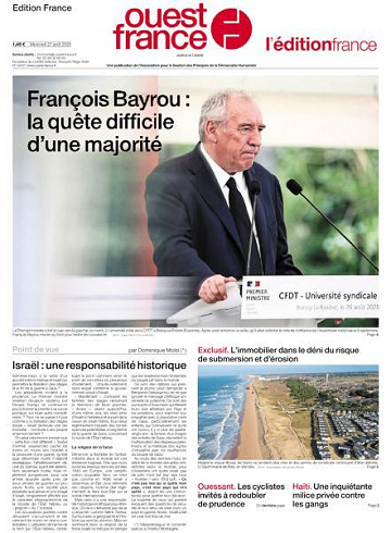 Ouest-France Édition France - 27 Août 2025