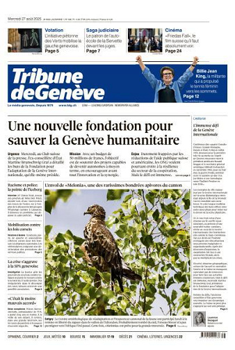 Tribune de Genève - 27 Août 2025