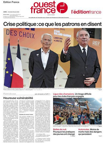 Ouest-France Édition France - 29 Août 2025