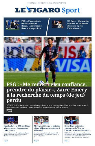 Le Figaro Sport - 30 Août 2025