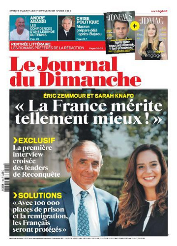 Le Journal du Dimanche - 31 Août 2025
