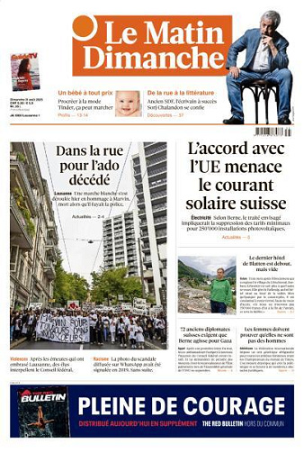 Le Matin Dimanche - 31 Août 2025