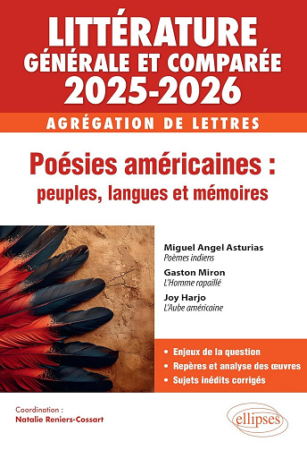 Natalie Reniers-Cossart, Antona Montefusco-Martin, Solène Méhat, Emmanuelle Stock - AGRÉGATION DE LETTRES 2025-2026 - LITTÉRATURE GÉNÉRALE ET COMPARÉE (2024)