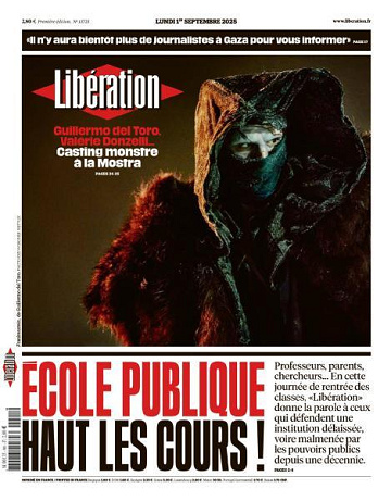 Libération du Lundi 1er Septembre 2025