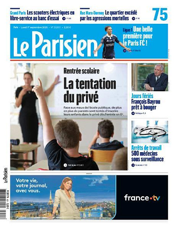 Le Parisien - 1er Septembre 2025