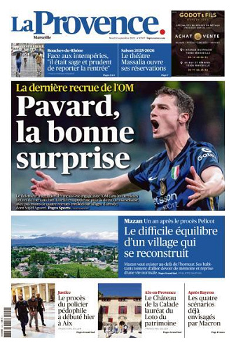 La Provence - 2 Septembre 2025