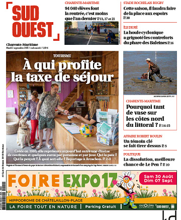 Sud Ouest (7 éditions) - 2 Septembre 2025