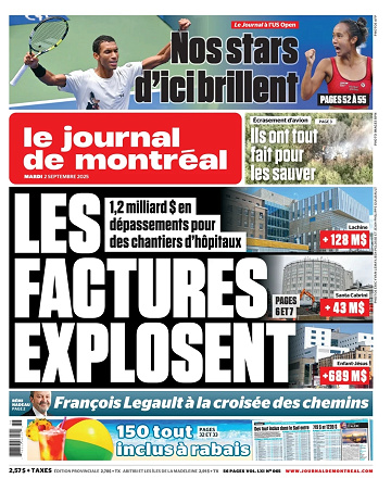 Le Journal de Montréal - 2 Septembre 2025