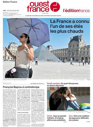 Ouest-France Édition France - 3 Septembre 2025