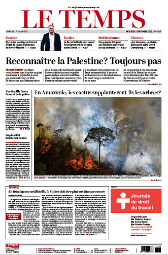 Le Temps - 3 Septembre 2025