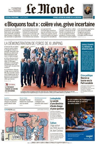 Le Monde du Jeudi 4 Septembre 2025