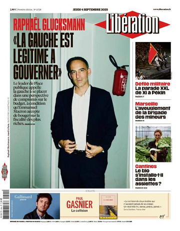 Libération du Jeudi 4 Septembre 2025