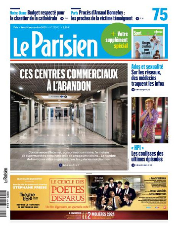 Le Parisien - 4 Septembre 2025