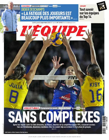 L’equipe du Jeudi 4 Septembre 2025