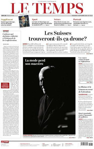 Le Temps - 5 Septembre 2025