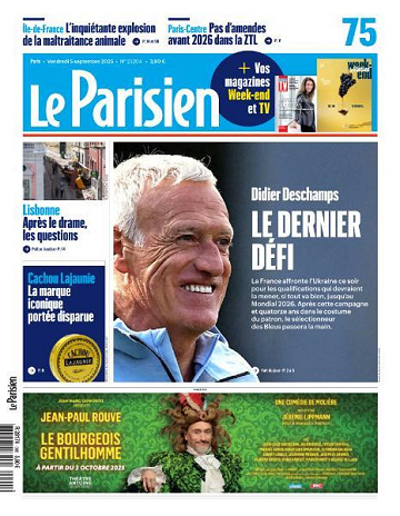 Le Parisien - 5 Septembre 2025