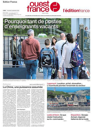 Ouest-France Édition France - 5 Septembre 2025