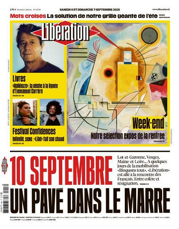 Libération du Samedi 6 et Dimanche 7 Septembre 2025