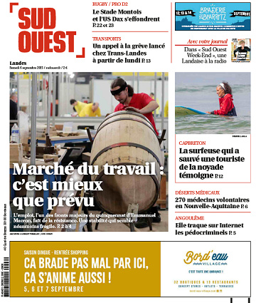 Sud Ouest (7 éditions) - 6 Septembre 2025