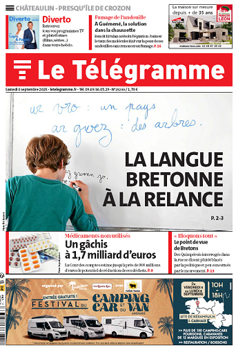 Le Télégramme (19 éditions) - 6 Septembre 2025