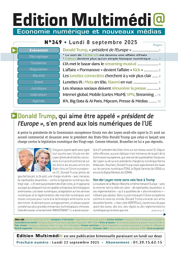 Édition Multimédia - 8 Septembre 2025