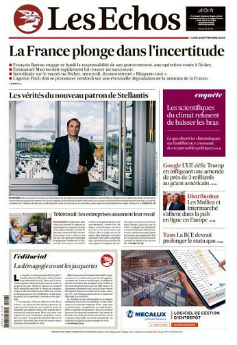 Les Echos - 8 Septembre 2025