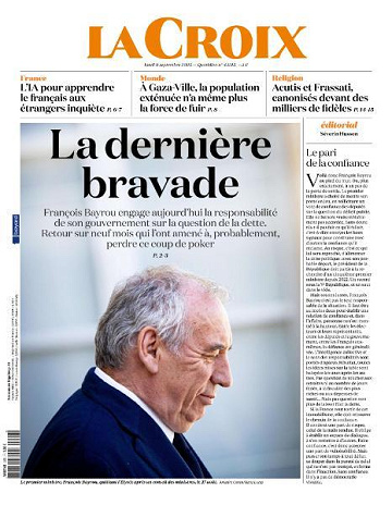La Croix - 8 Septembre 2025