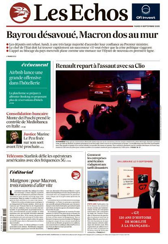 Les Echos - 9 Septembre 2025