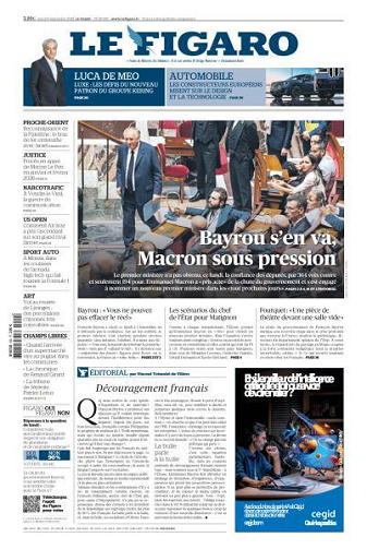 Le Figaro du Mardi 9 Septembre 2025