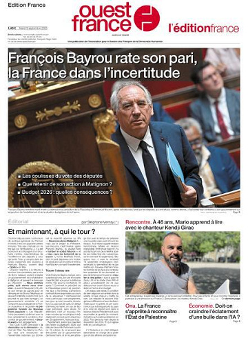Ouest-France Édition France - 9 Septembre 2025