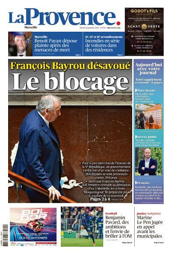 La Provence - 9 Septembre 2025