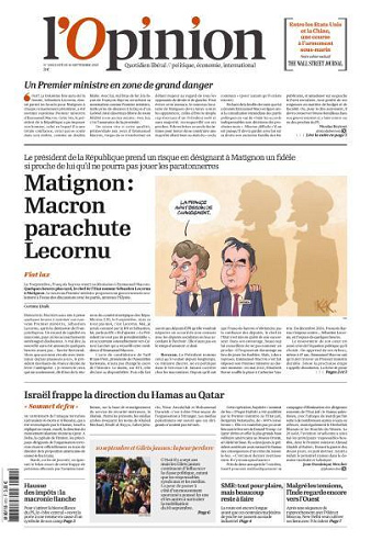 L’Opinion - 10 Septembre 2025